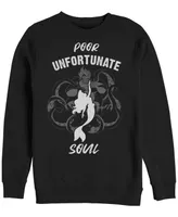 Disney Men's Little Mermaid Unfortunate Soul, Crewneck Fleece