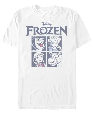 Disney Men's Frozen Group Box Up, Short Sleeve T-Shirt