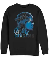 Marvel Men's Avengers Endgame Blue Hulk Side View Silhouette