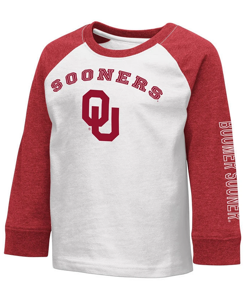 Colosseum Toddlers Oklahoma Sooners Long Sleeve T-Shirt