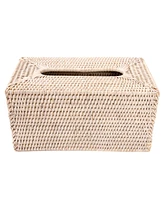 Artifacts Rattan Rectangular Tissue Box Cover