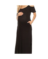 White Mark Maternity Lexi Maxi Dress