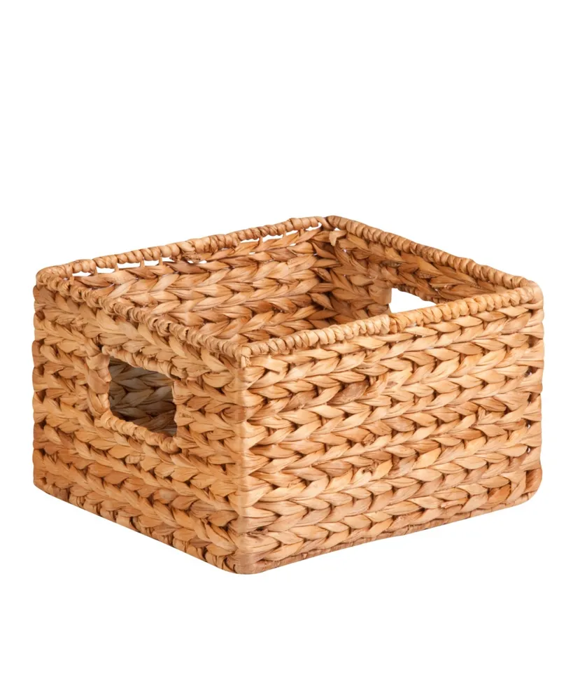 Honey Can Do 3-Piece Nesting Water Hyacinth Basket Set