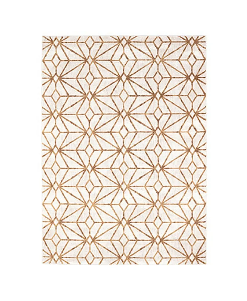 Scott Living Artisan Celeste Brushed Gold 5'3" x 7'10" Area Rug