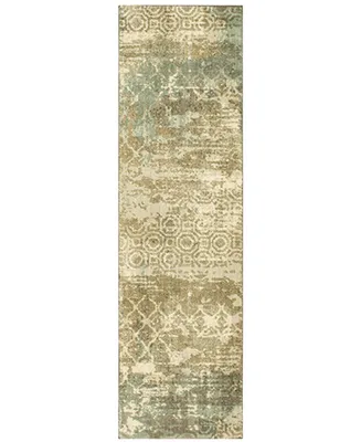 Scott Living Artisan Frotage Willow Gray 2'4" x 7'10" Runner Rug