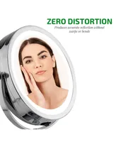 Ovente 6" Dual Sided Tabletop Makeup Mirror with Led