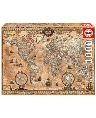 Educa Antique World Map