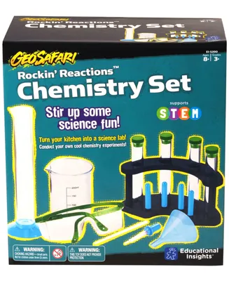 Educational Insights Geosafari Rockin' Reactions Chemistry Set