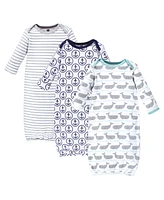 Hudson Baby Baby Girl Cotton Gowns