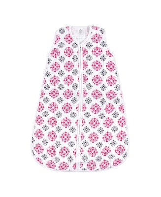 Yoga Sprout Baby Girls Sleeveless Muslin Cotton Sleeping Bag, Sack, Blanket, Flamingo, 0-6 Months