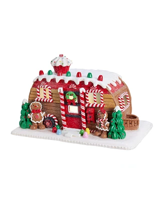 Kurt Adler 6-Inch Gingerbread Camper House Table Piece