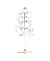 Kurt Adler 7-Foot Revolving Gold Metal Tree