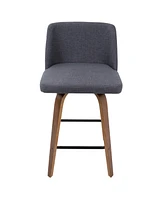 Toriano Swivel Bar Stool (Set of 2)