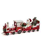 Kurt Adler 30.5-Inch Kringle Klaus Santa On Train