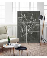 Giant Art 40" x 30" Vertices I Art Block Framed Canvas