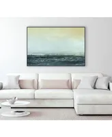 Giant Art 40" x 30" Sea View Vi Art Block Framed Canvas