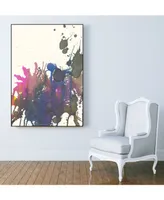 Giant Art 36" x 24" Exuberant Splotch Art Block Framed Canvas