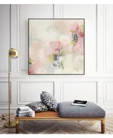 Giant Art 30" x 30" Cherry Blossom Ii Art Block Framed Canvas