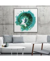 Giant Art 30" x 30" Geode Abstract I Art Block Framed Canvas