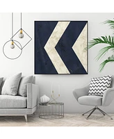 Giant Art 20" x 20" Seaside Signals Vi Art Block Framed Canvas
