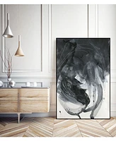 Giant Art 40" x 30" Broken Abstract I Art Block Framed Canvas