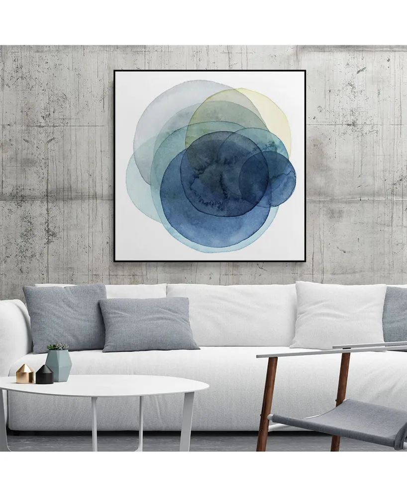 Giant Art 20" x 20" Evolving Planets I Art Block Framed Canvas