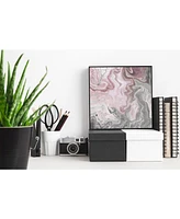 Giant Art 30" x 30" Blush Minerals I Art Block Framed Canvas