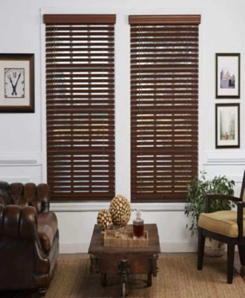 The Cordless Collection Faux Wood Venetian Blind