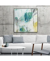 Giant Art 20" x 20" Aquatic Atmosphere Ii Art Block Framed Canvas