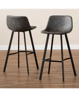 Closeout Tani Bar Stool (Set of 2)