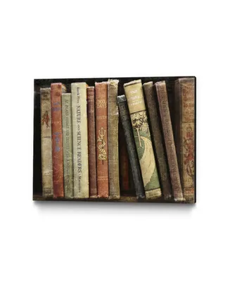 Giant Art 40" x 30" Vintage Like Book Collection Iii Museum Mounted Canvas Print