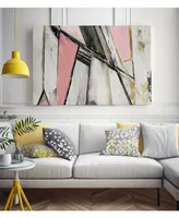 Giant Art 14" x 11" Warm Geometric I Blush Version Museum Mounted Canvas Print