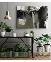 Giant Art 32" x 24" Midnight Abstract Vi Museum Mounted Canvas Print