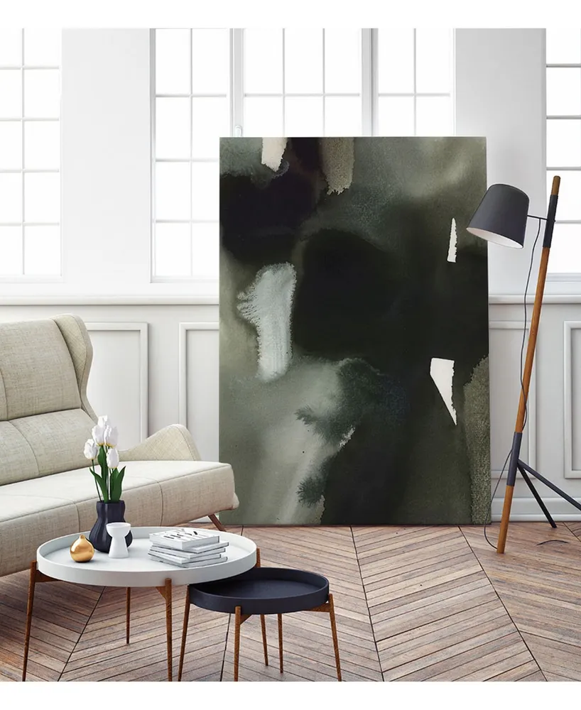 Giant Art 40" x 30" Midnight Abstract I Museum Mounted Canvas Print