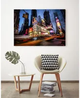 Giant Art 20" x 16" Times Square Rays of Light I Museum Mounted Canvas Print