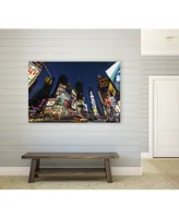 Giant Art 24" x 18" Times Square Billboards Museum Mounted Canvas Print