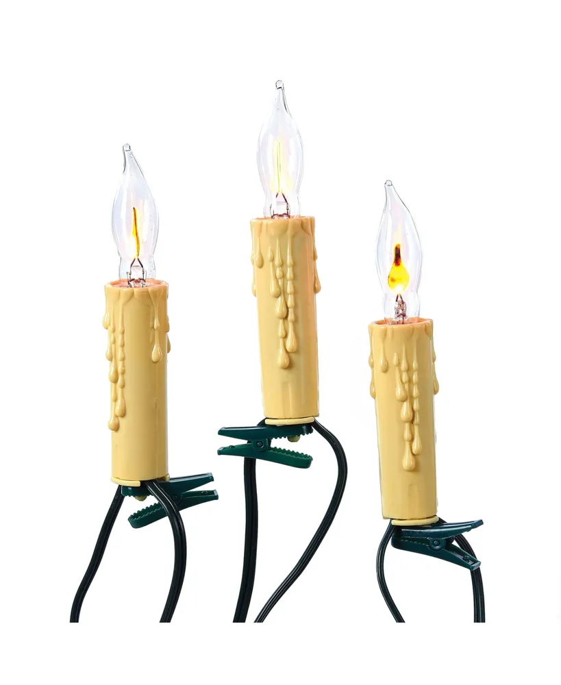 Kurt Adler 7-Light Flicker Flame Candle Light Set