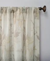 No. 918 Hilary Floral 54" x 84" Semi-Sheer Curtain Panel