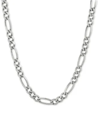 Figaro Link Chain 22" Necklace (4-1/3mm) in Sterling Silver