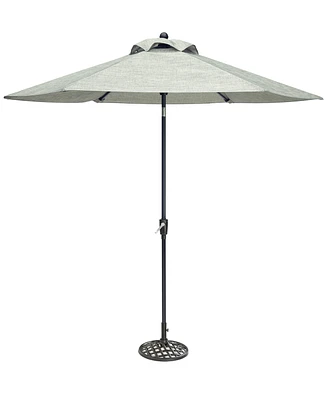 Closeout! Vintage Ii Outdoor 9' Auto-Tilt Umbrella with Base, Created for Macy's