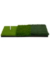 Franklin Sports Golf Practice Mat - All Terrain Tri - Surface Golf Mat