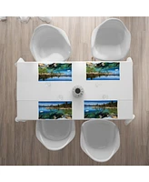 Ambesonne Lake Tahoe Place Mats, Set of 4