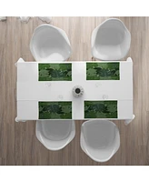 Ambesonne Forest Green Place Mats, Set of 4