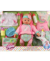 Dream Collection 16" Baby Doll Travelling Set