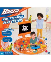 Banzai Pirate Sparkle Play Center Inflatable Ball Pit -Includes 20 Balls