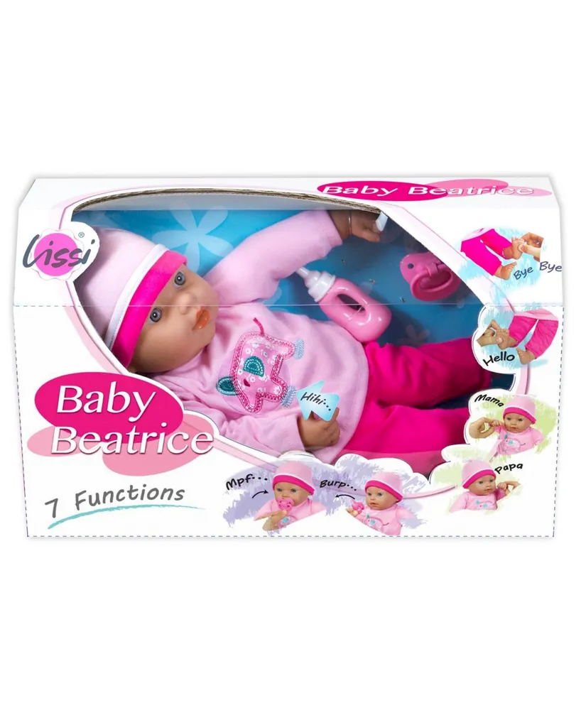 Lissi Dolls 16" Interactive Baby Doll with Accessories