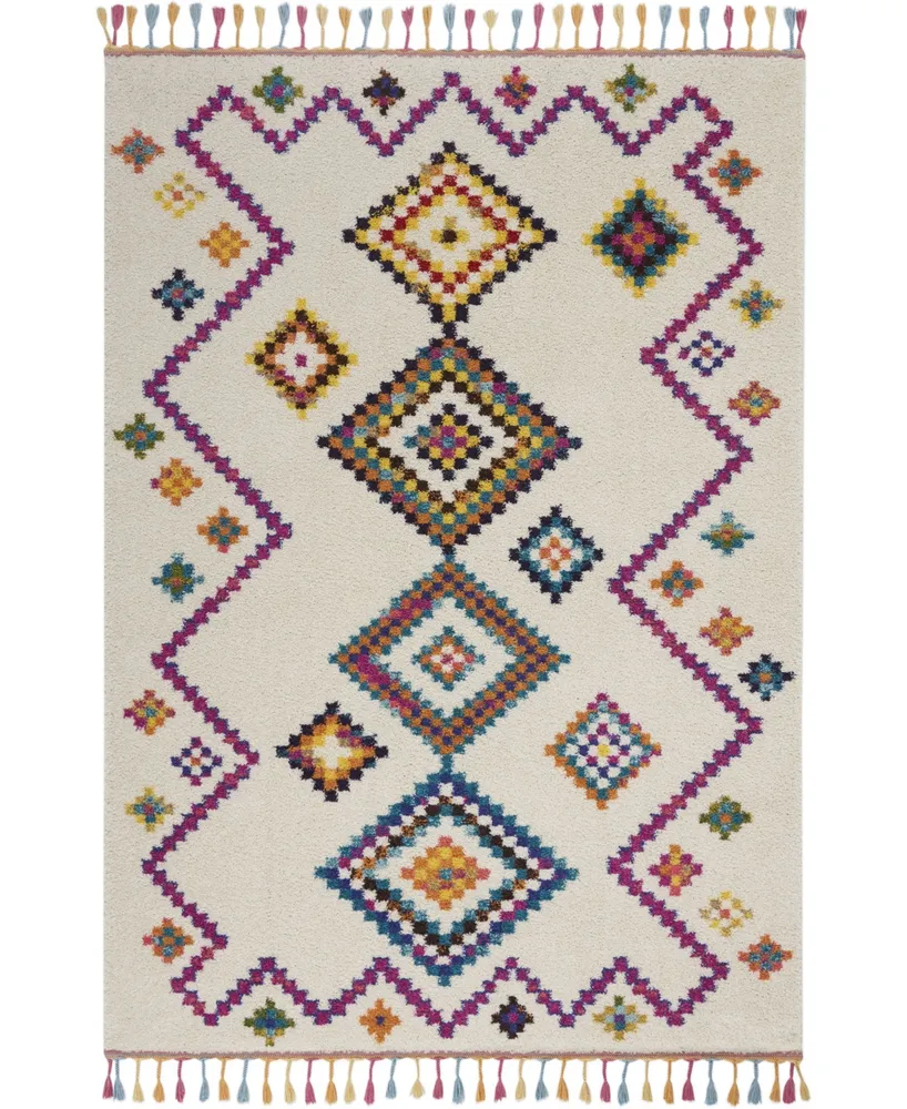 Closeout! Nourison Home Mecca MEC01 Ivory 3'11" x 6' Area Rug