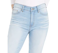 Celebrity Pink Juniors' Curvy Distressed Skinny Ankle Jeans