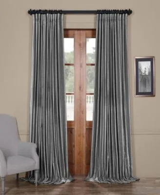 Exclusive Fabrics Furnishings Blackout Extra Wide Faux Silk Panels