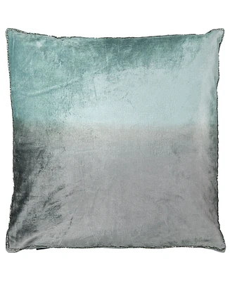 Mod Lifestyles Ombre Velvet Viscose Beaded Edges Decorative Pillow, 20" x